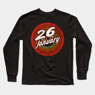 26 January Long Sleeve T-Shirt